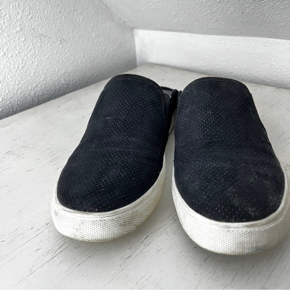 Steve Madden Zima black perforated textile slide size 9.5 - Picture 3 of 8